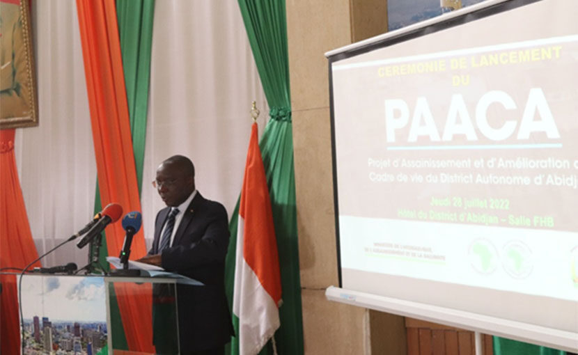 Assainissement et Amélioration du Cadre de vie – Au nom du Premier Ministre : Le Ministre Bouaké Fofana a procédé au lancement du PAACA