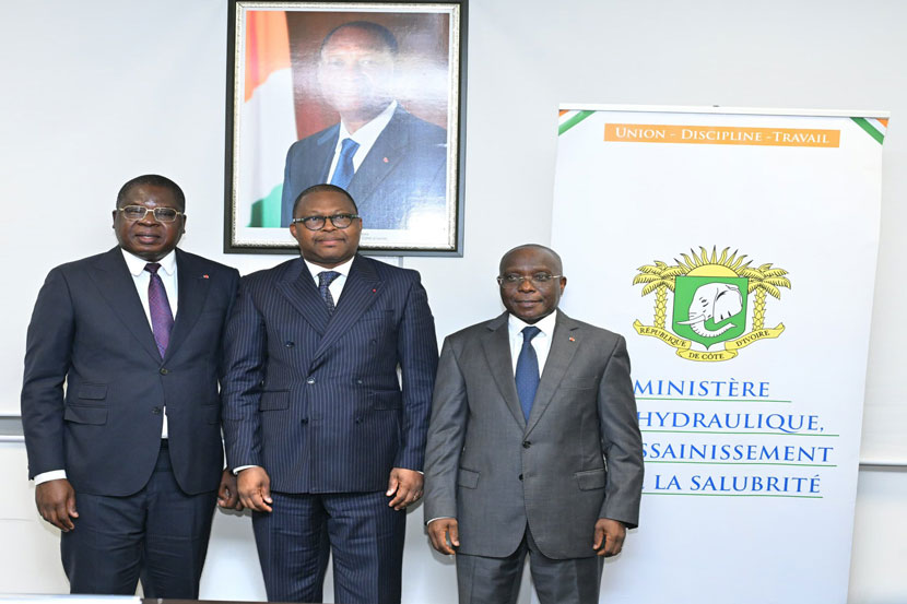 Le Ministre Amédé KOFFI KOUAKOU prend la main